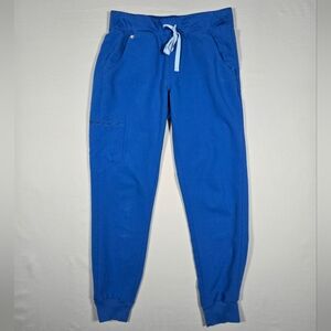 FIGS Zamora Jogger Scrub Pants | Women's Royal Blue | Size Small